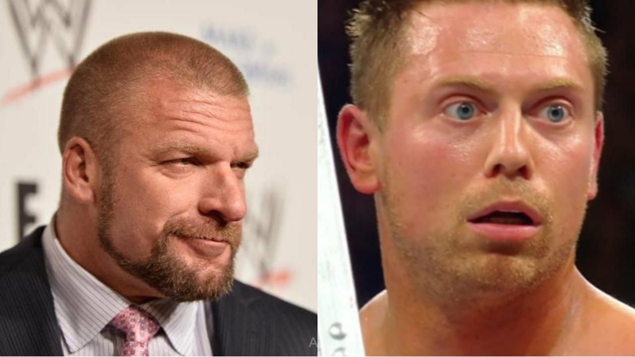 Triple H (left) and The Miz (right)