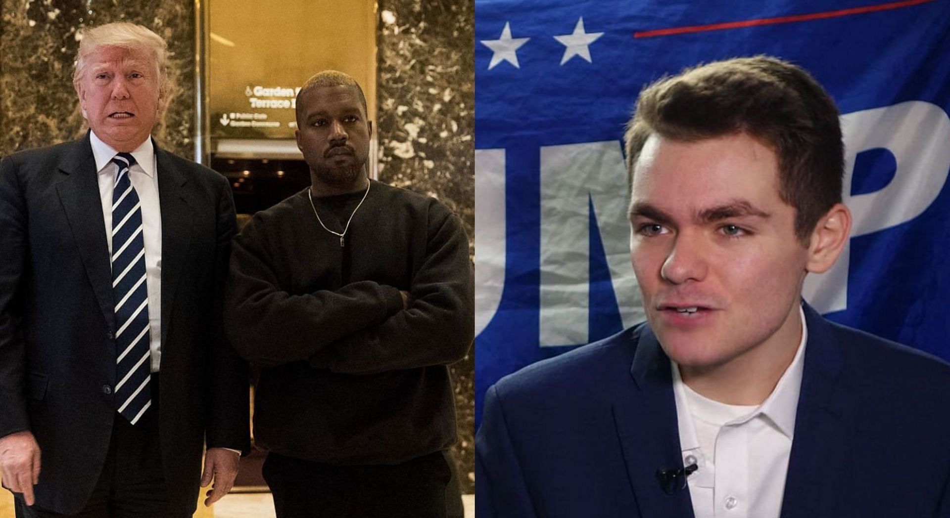 Nick Fuentes recently had dinner with Donald Trump and Kanye West at Mar-a-Lago (Image via Getty Images)