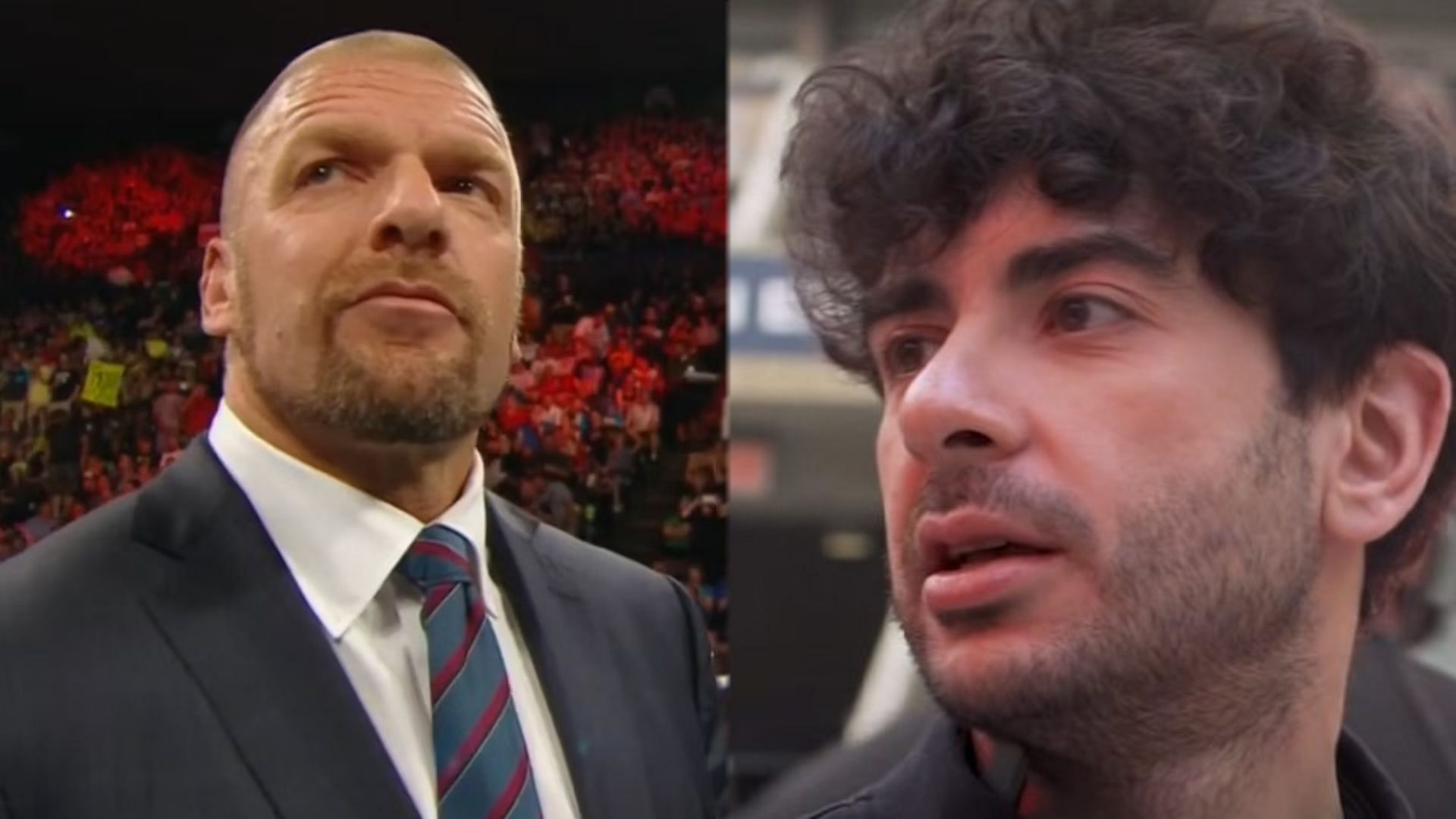 Triple H (Left), Tony Khan (Right).