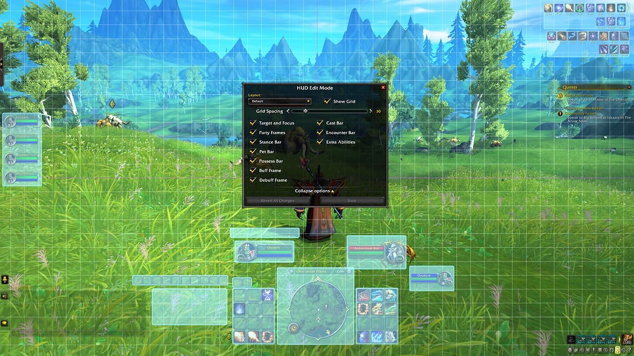 The WoW UI has never been easier to customize (Image via Blizzard Entertainment)