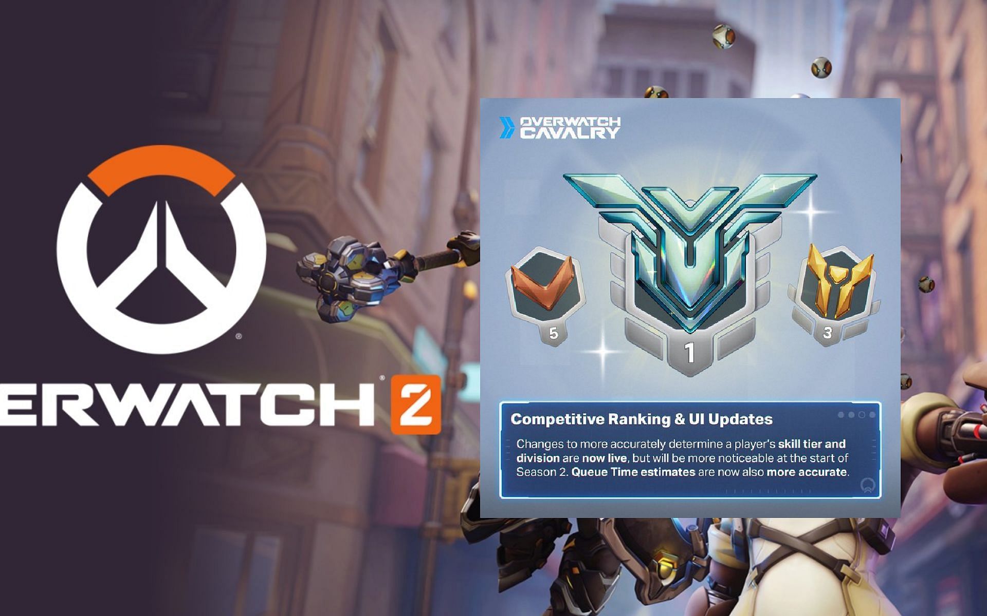 New Overwatch update introduces changes UI and Ranking system