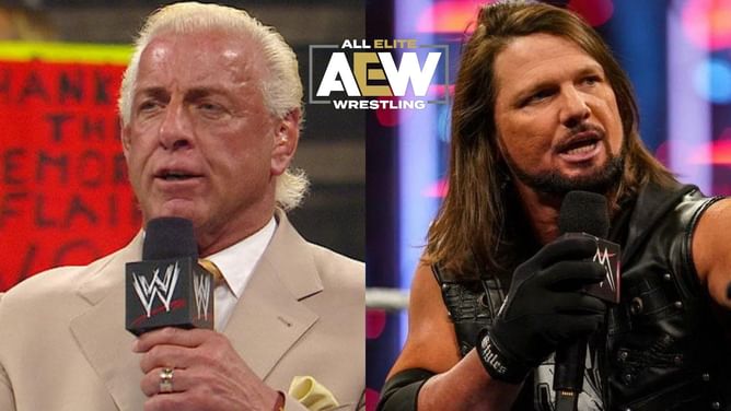 "He's not AJ Styles" - Ric Flair says a top AEW star is nowhere near the level of 2-time WWE Champion