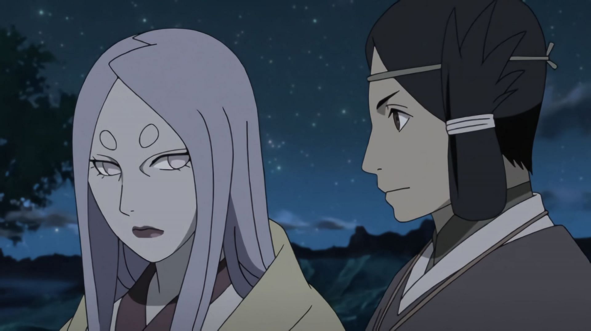 Kaguya Otsutsuki was taken up by Emperor Tenji&#039;s kindness and fell in love with him (Image via Studio Pierrot)