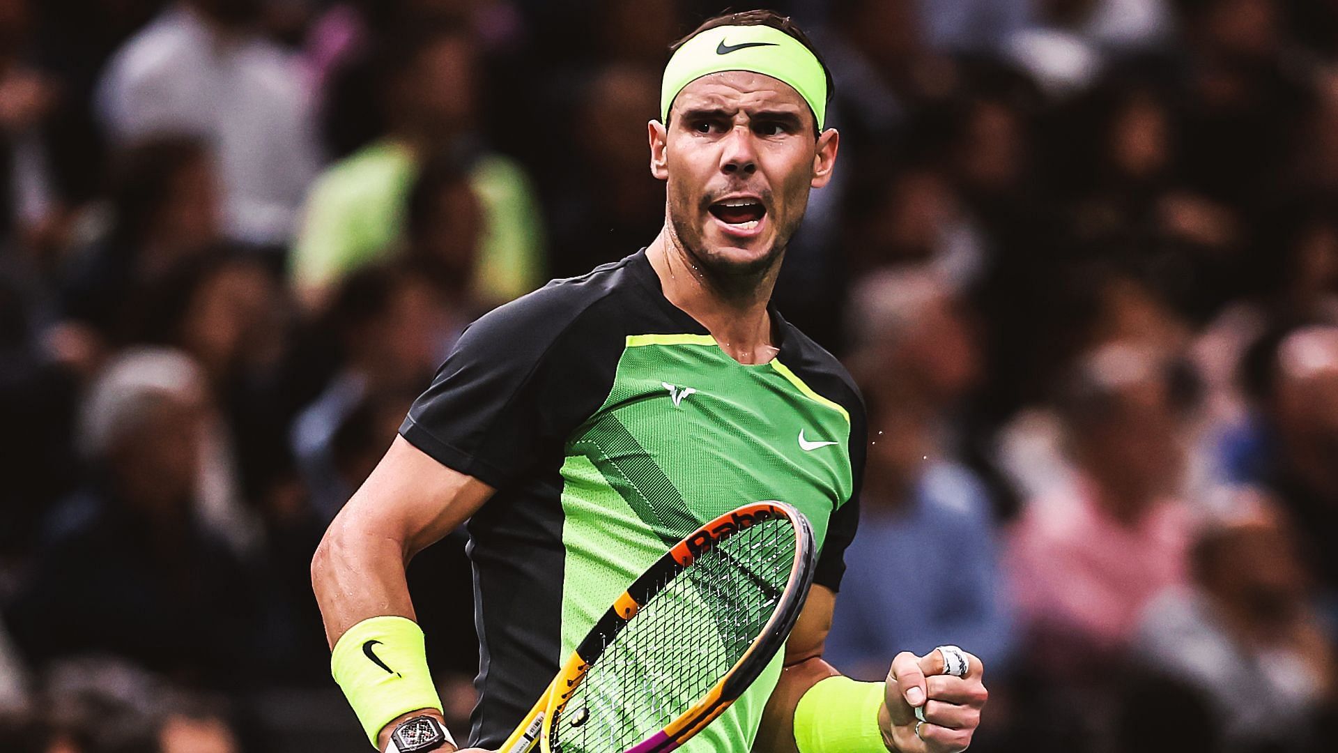 Rafael Nadal is currently ranked World No. 2.