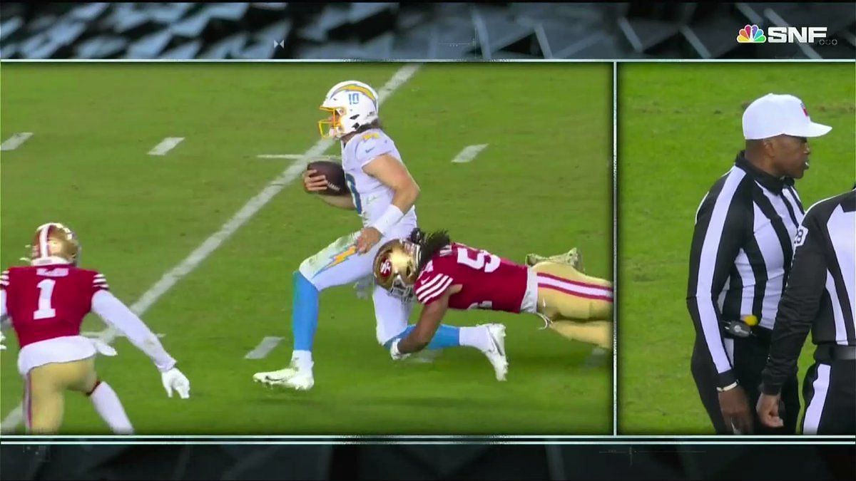 Chargers call late hit on QB Justin Herbert a 'bonehead play' and