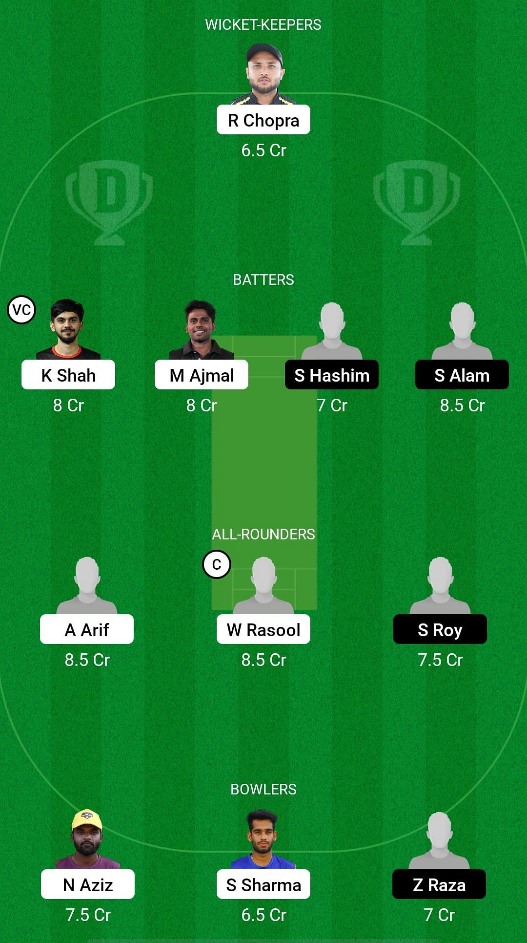 Ajman Heroes vs Foot Print Defenders Dream11 Prediction - ICCA Arabian T20 League