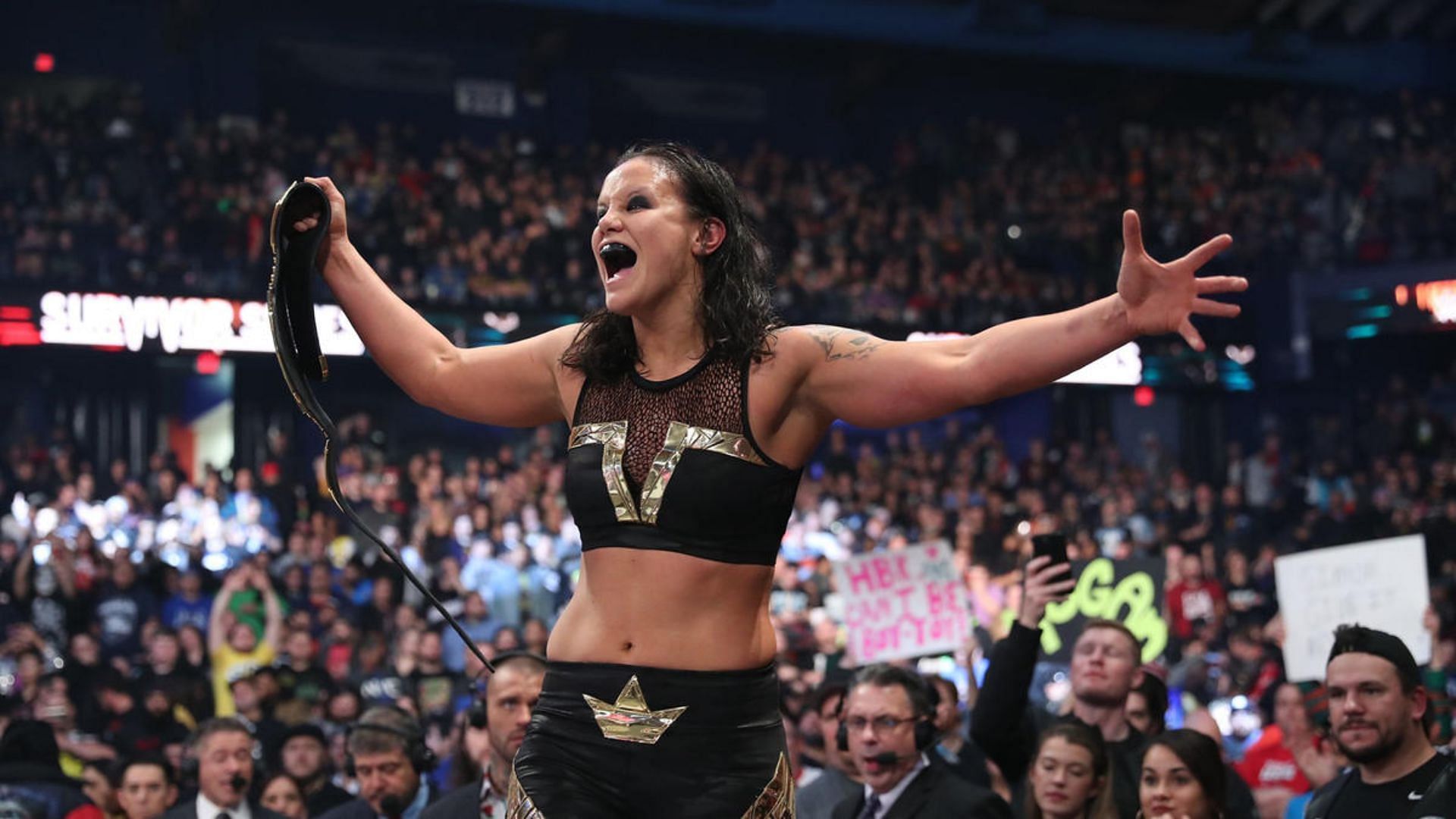 Shayna Baszler came out of the match a star.