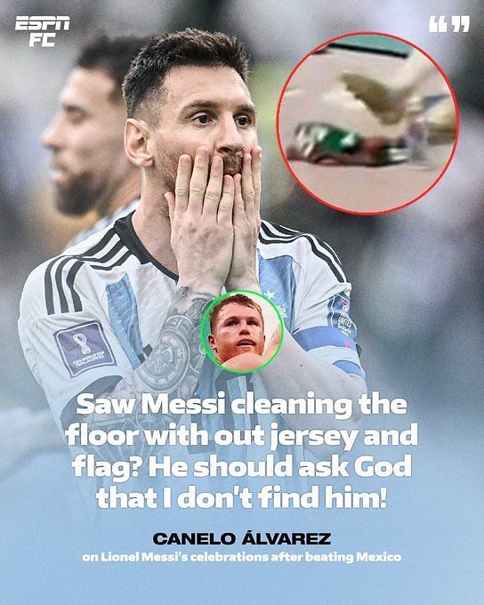 Canelo slams Messi for 'cleaning the floor' with Mexico World Cup