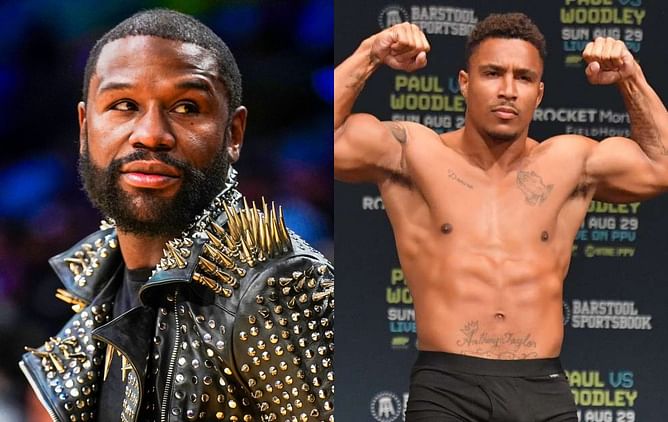 VIDEO: Floyd Mayweather gets called out by Anthony 'Pretty Boy' Taylor at media event, 'Money' shows class in response