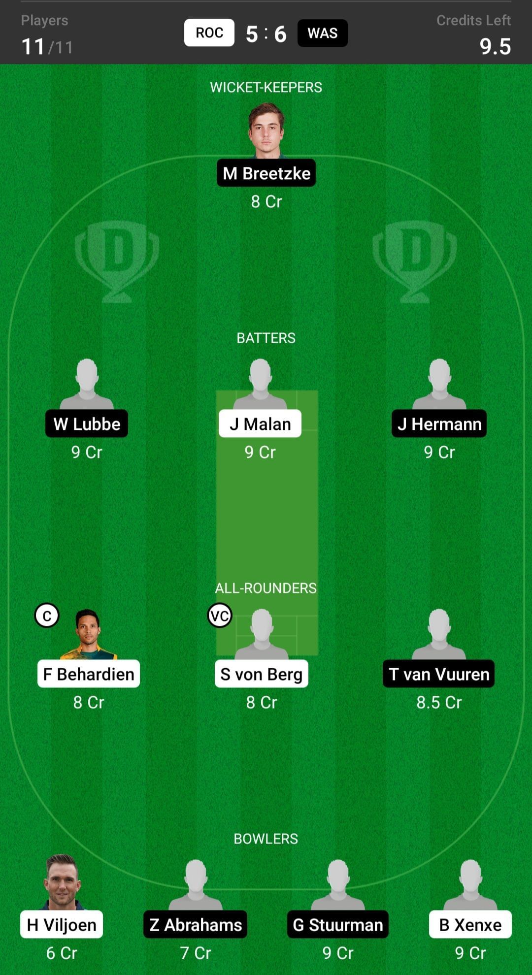 Warriors vs Rocks Fantasy suggestion #2