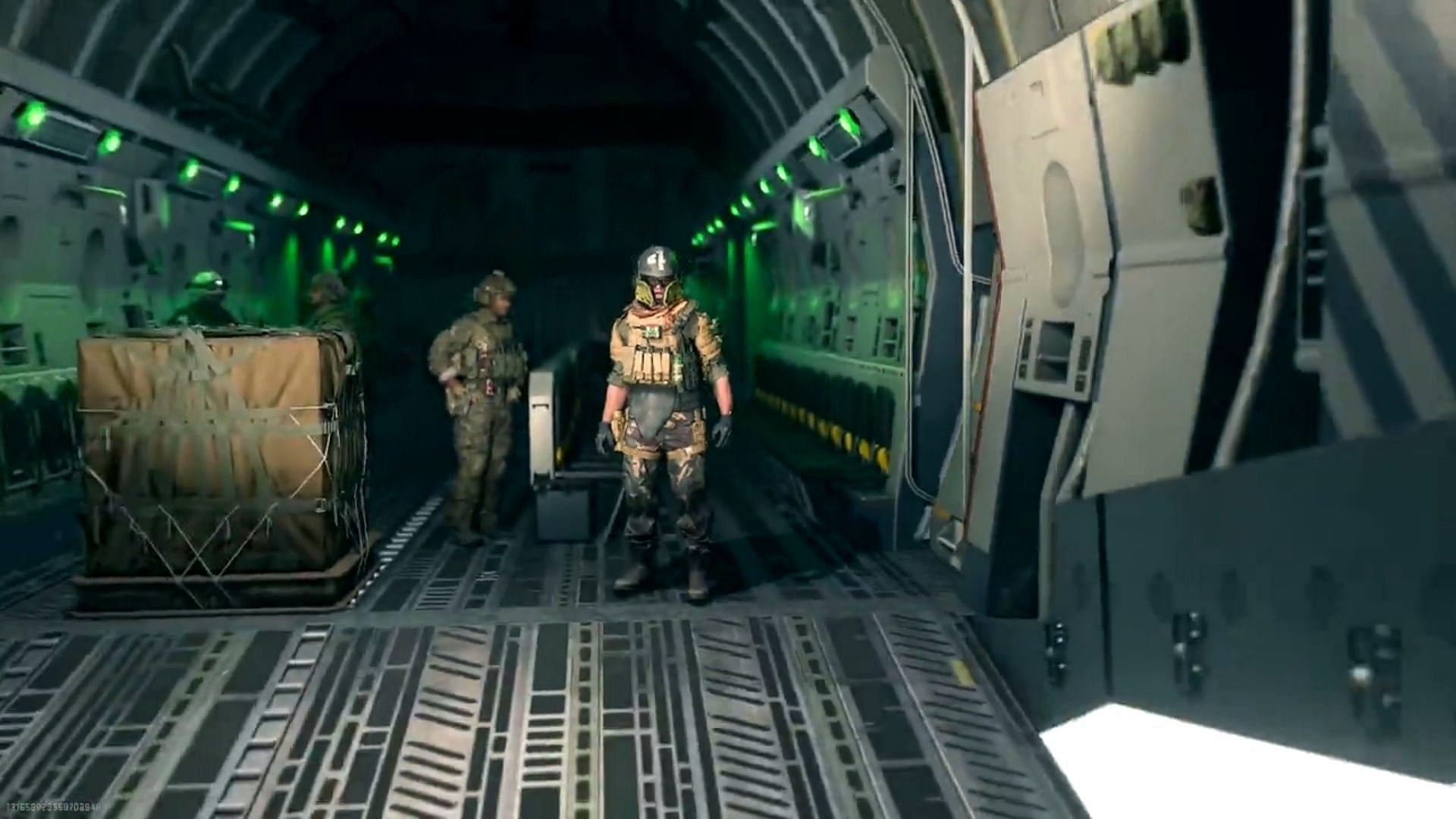 Players deploying from the plane in Warzone 2 cinematic intro (image via Twitter/CODSploitsImgz)