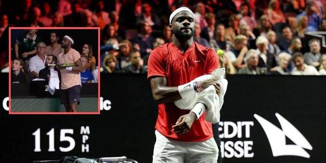 WATCH: Frances Tiafoe and spectators scared by sound of potential explosion at Paris Masters before realizing harmless source