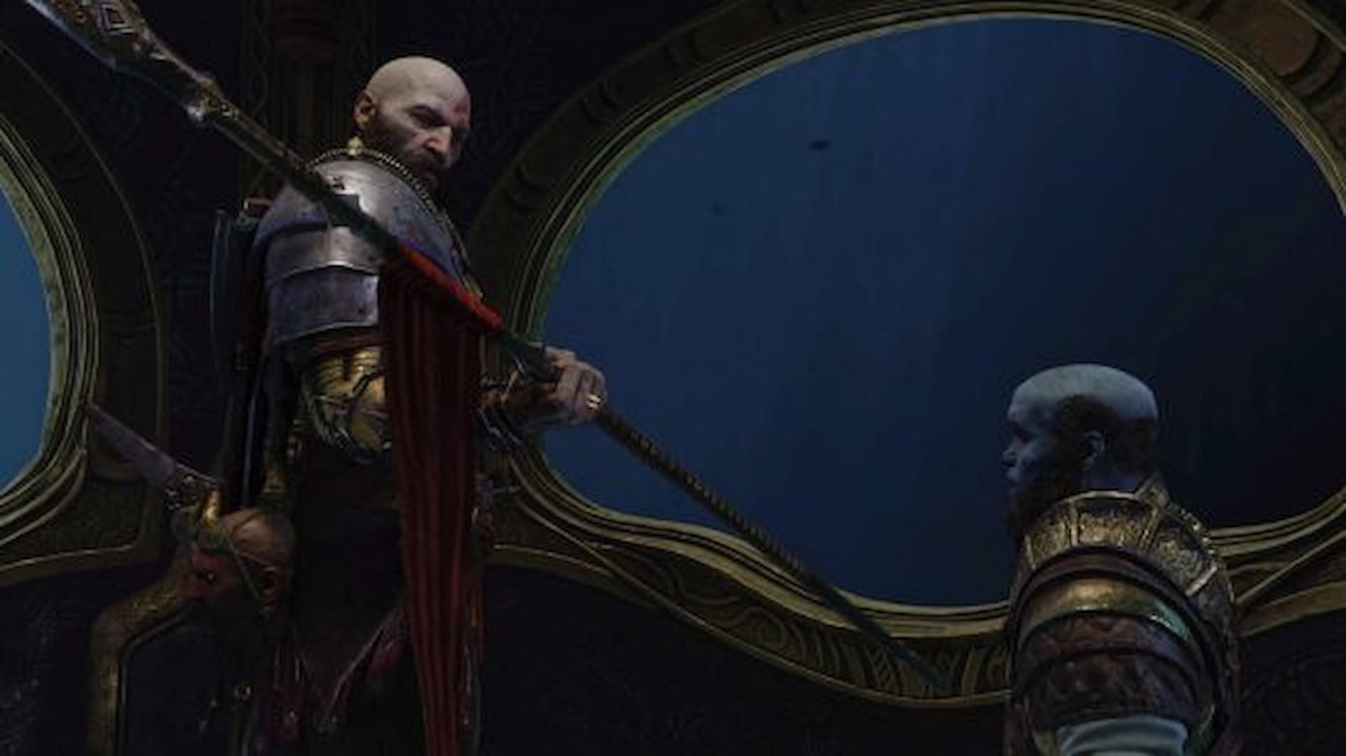 The Draupnir Spear is a self replicating spear in God of War Ragnarok (Screenshot by Sportskeeda)