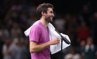 Gilles Simon at the 2022 Paris Masters.
