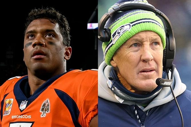 Russell Wilson’s ‘wristband-gate’ takes another turn with QB spotted with device after a back-and-forth with Pete Carroll