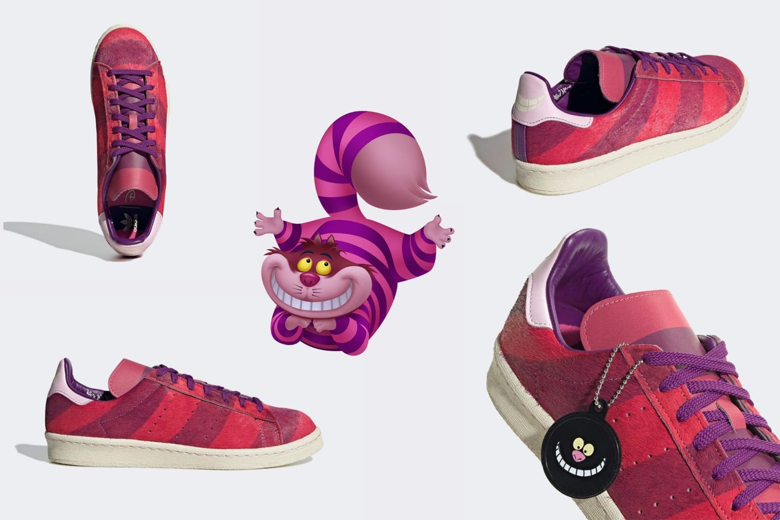 Disney Where to buy Disney x Adidas Campus 80 “Cheshire Cat” shoes