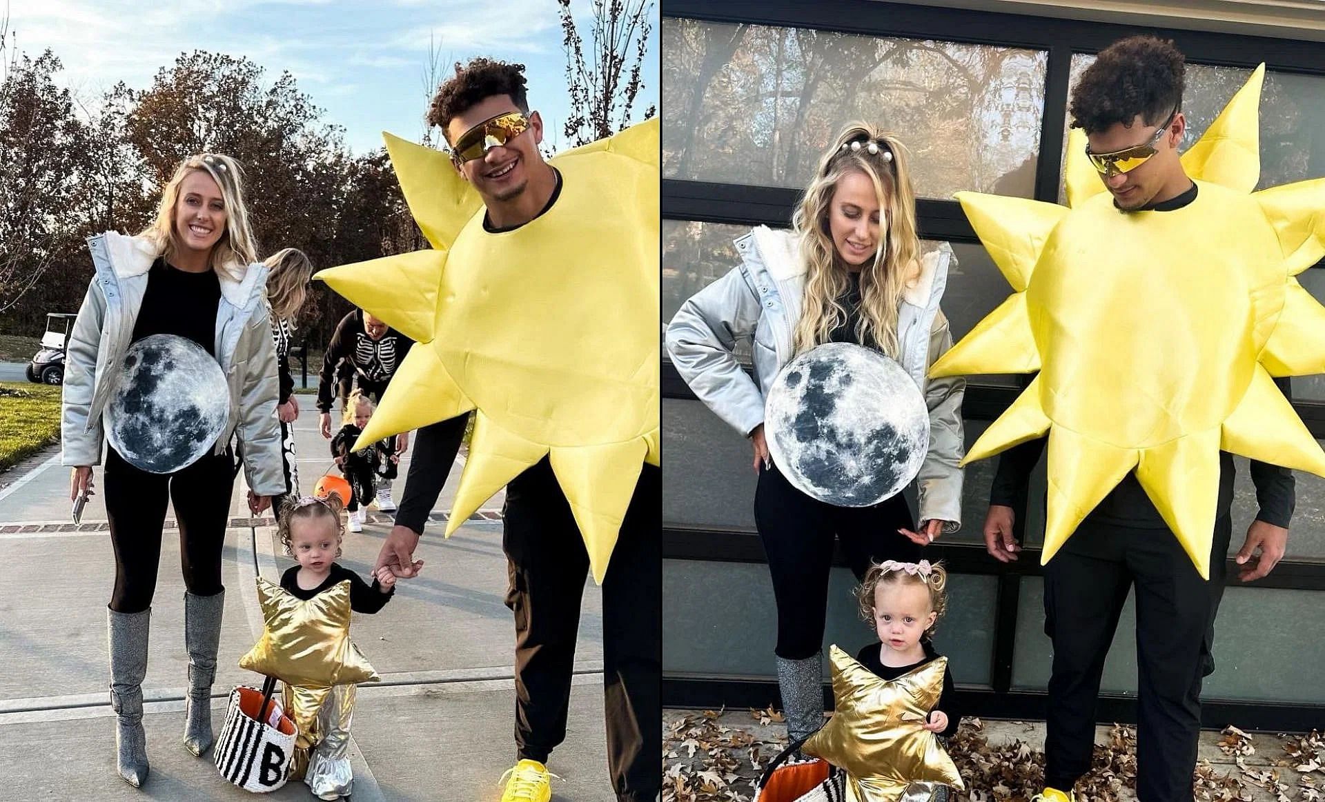 Patrick Mahomes and his wife celebrate Halloween with daughter Sterling