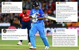 T20 World Cup 2022: "Selection already wasted" - Fans slam Indian think tank for sending Hardik Pandya to bat ahead of Rishabh Pant in semi-final clash vs England