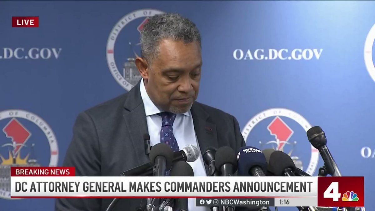 Commanders spokesperson rips DC attorney general before 'major  announcement' about team