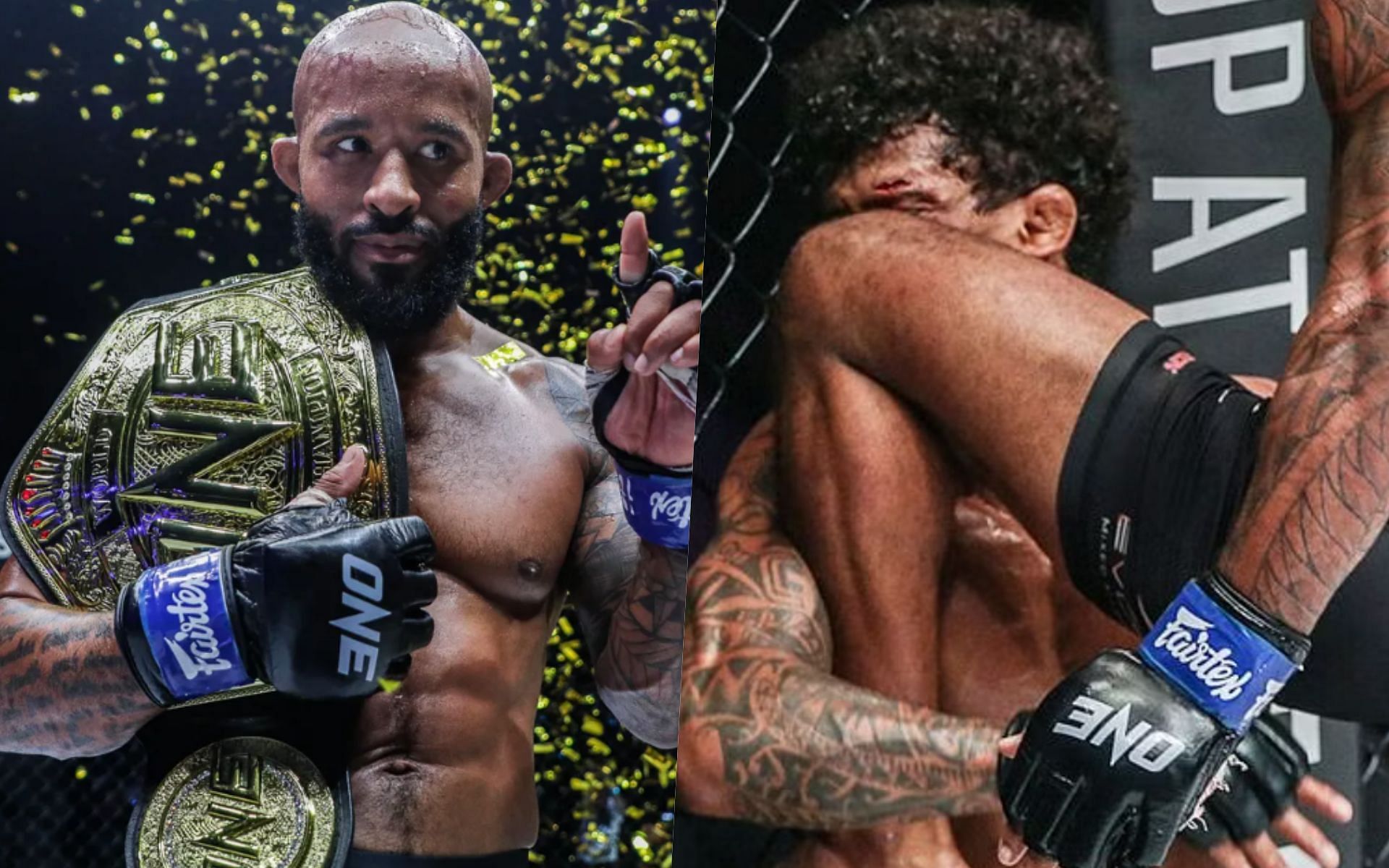 Demetrious Johnson said he put everything he had on that spectacular flying knee finish vs. Adriano Moraes. | Photo by ONE Championship