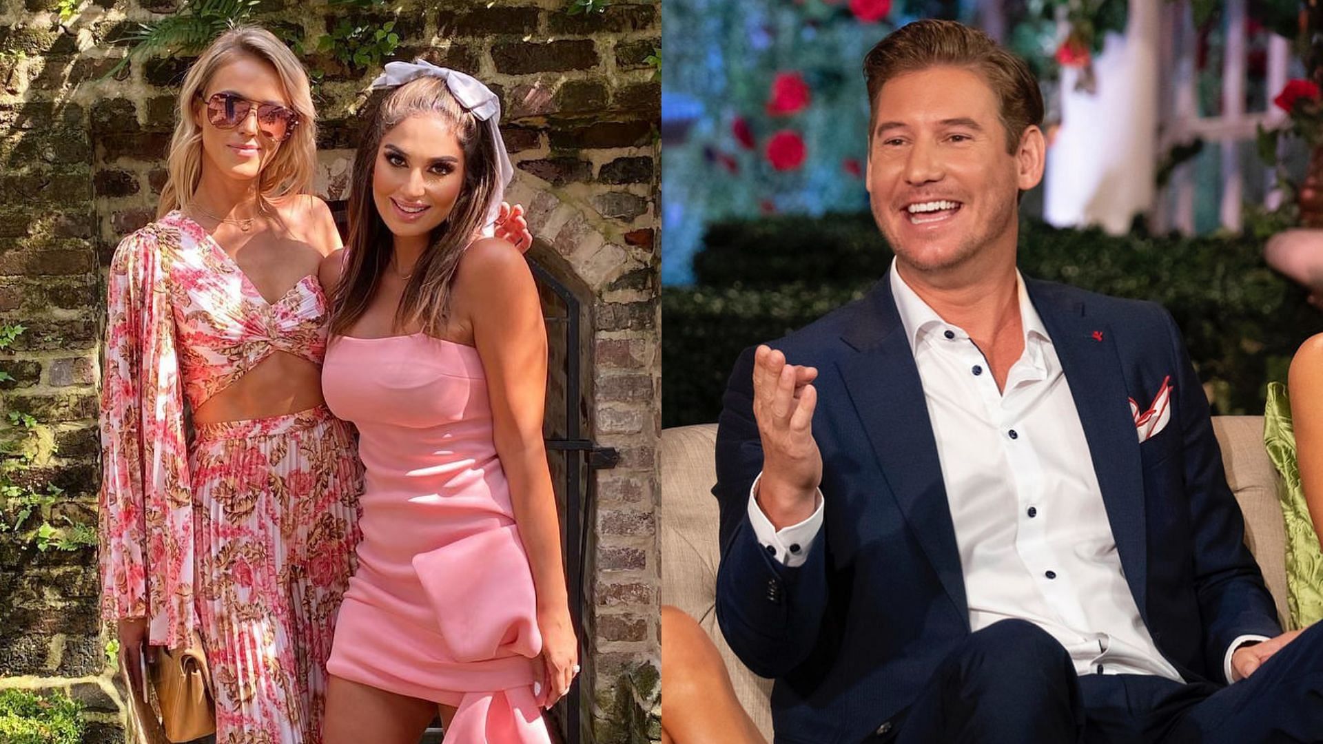 Olivia Flowers with Leva Bonaparte [left] and Austen Kroll [right] from Southern Charm