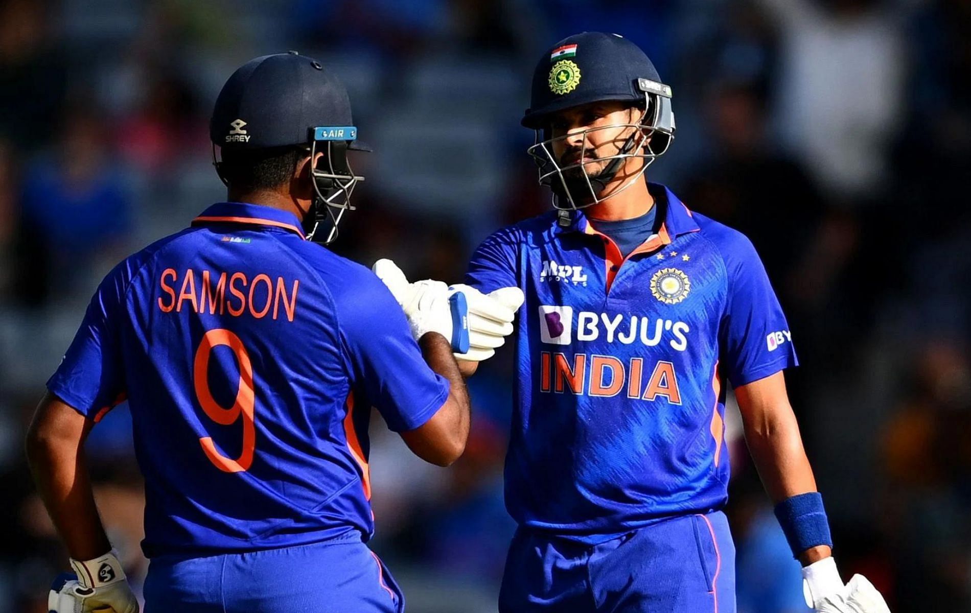 Sanju Samson (L) and Shreyas Iyer (R). (Pic: Getty)