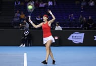 Belinda Bencic at the 2022 Billie Jean King Cup.