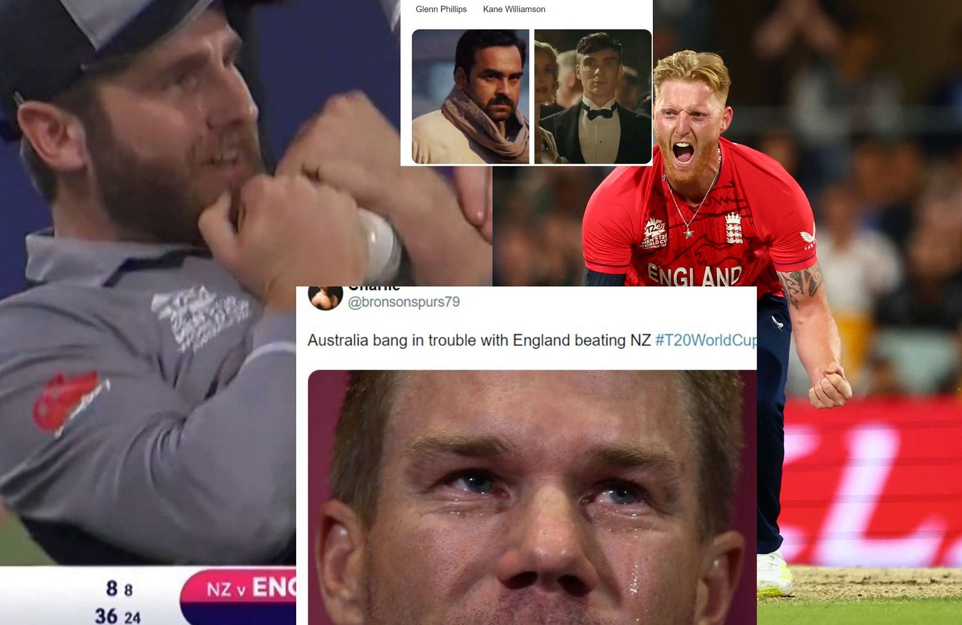 Fans react after England
