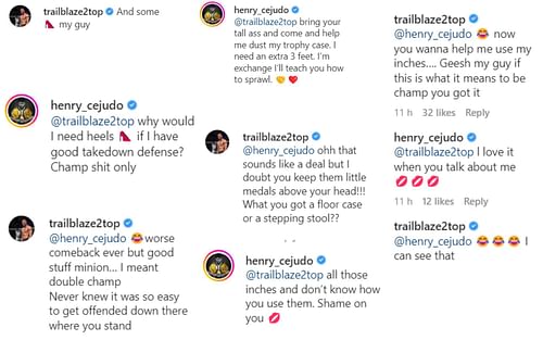 Henry Cejudo and Kevin Holland trade jabs on social media