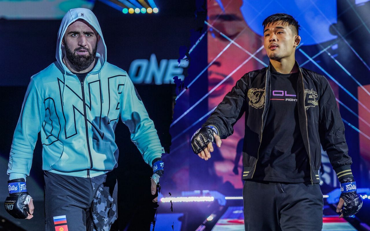 Kiamrian Abbasov (left) and Christian Lee (right). [Photos ONE Championship]