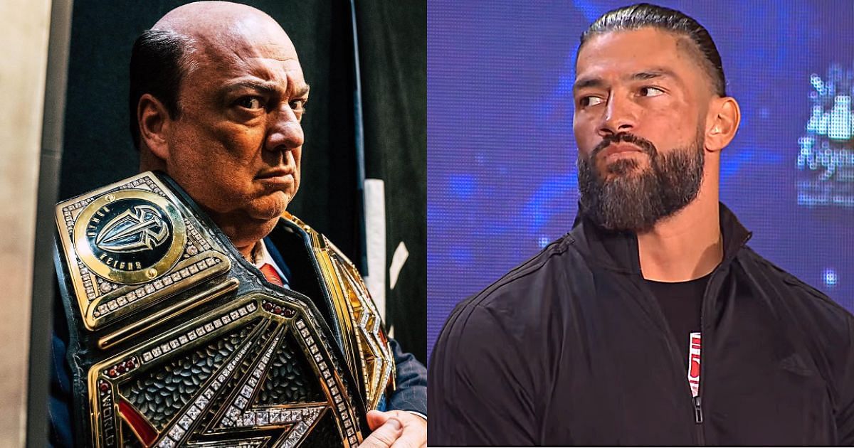 Paul Heyman and Roman Reigns of The Bloodline.