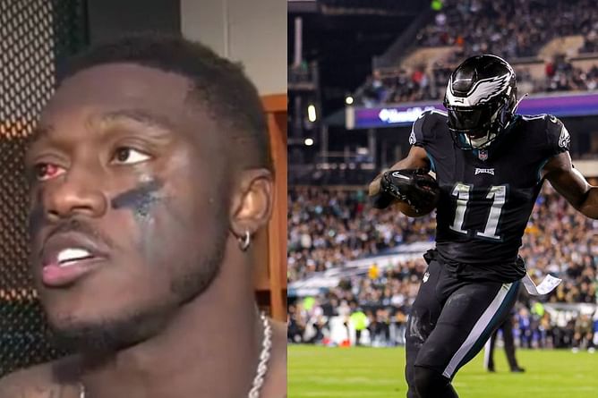 A.J. Brown popped blood vessel from puking, lost seven pounds before game vs. Packers on SNF