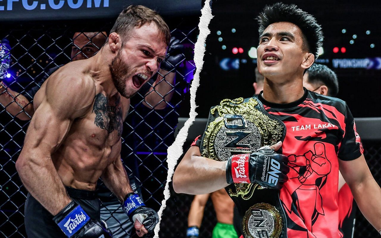 Jarred Brooks (L) wants a finish against Joshua Pacio (R) at ONE 164. | [Photos: ONE Championship]