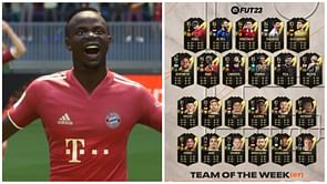 FIFA 23 Team of the Week 7 (TOTW 7) cards released, Sadio Mane gets a boost to his Ones to Watch with new in-form version
