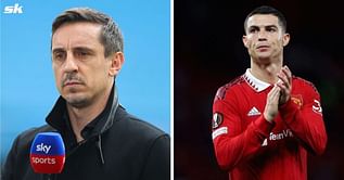 Gary Neville mocks Cristiano Ronaldo on Twitter after controversial Manchester United interview