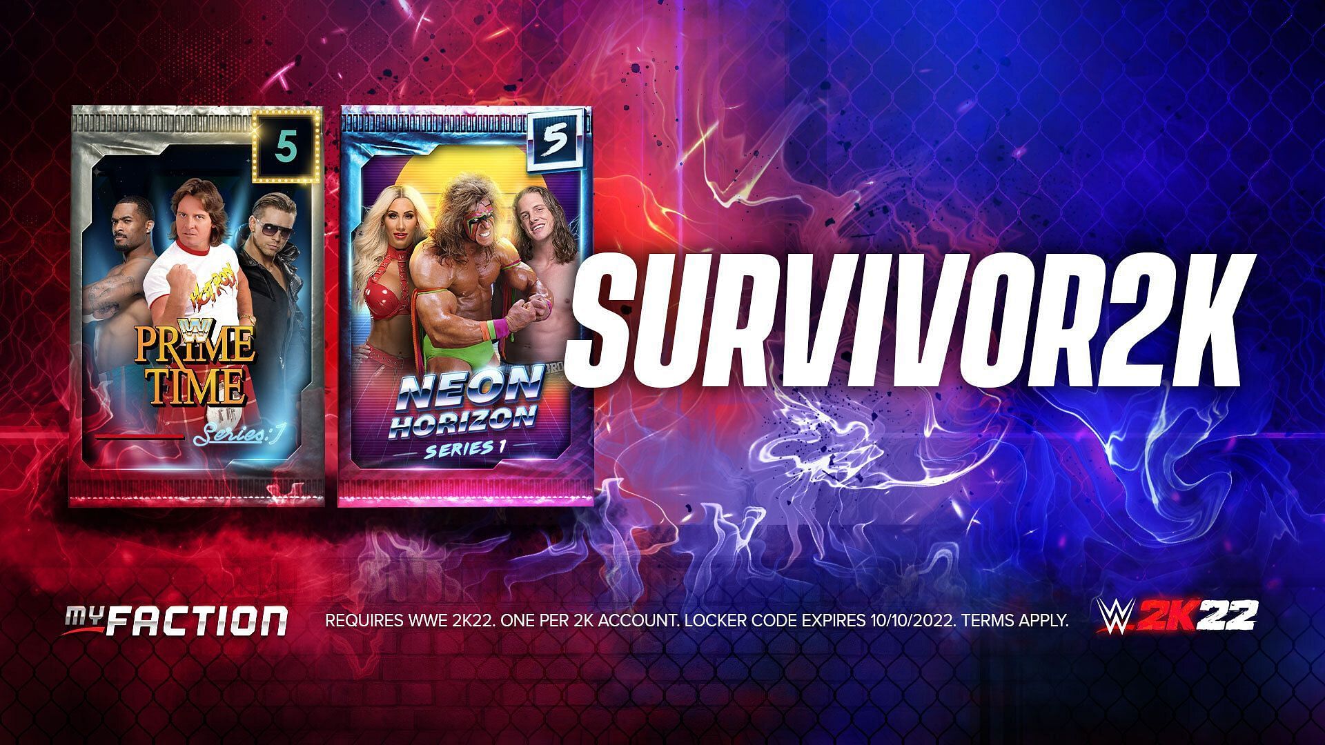 WWE 2K22 has dropped a Survivor Series locker code!