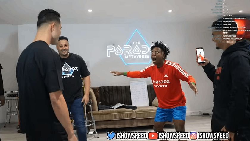 r IShowSpeed Meets His Idol Cristiano Ronaldo, Goes Crazy In A Viral  Video - WATCH