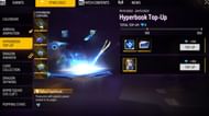गेम के अंदर Hyperbook टॉप-अप इवेंट (Image via Garena)