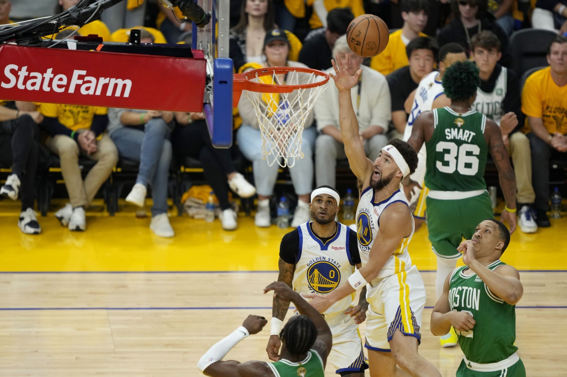 Thompson returned just in time for another championship (Image via Getty Images)