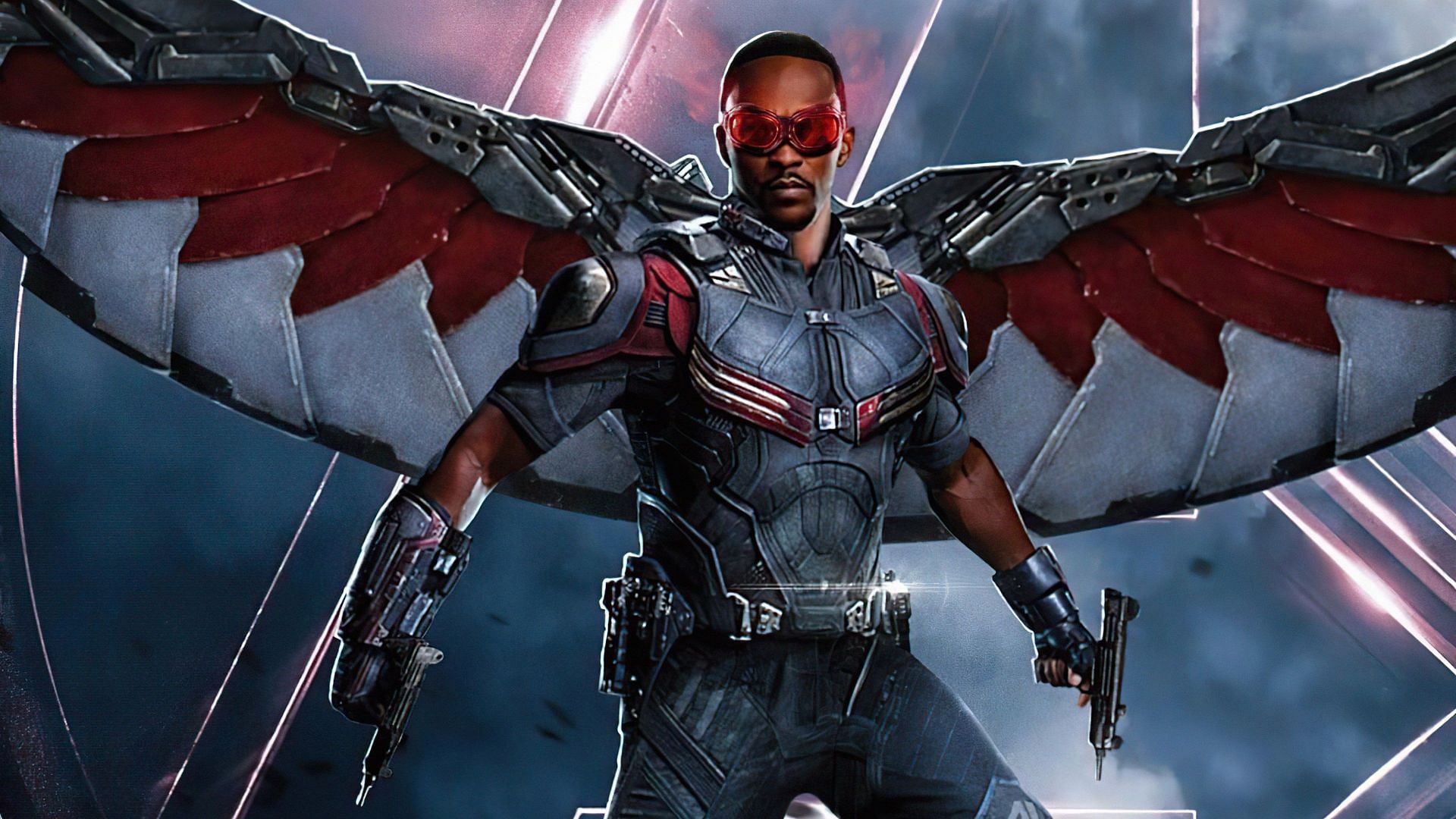 Falcon from the Disney Plus series Falcon &amp; The Winter Soldier (image via Marvel)