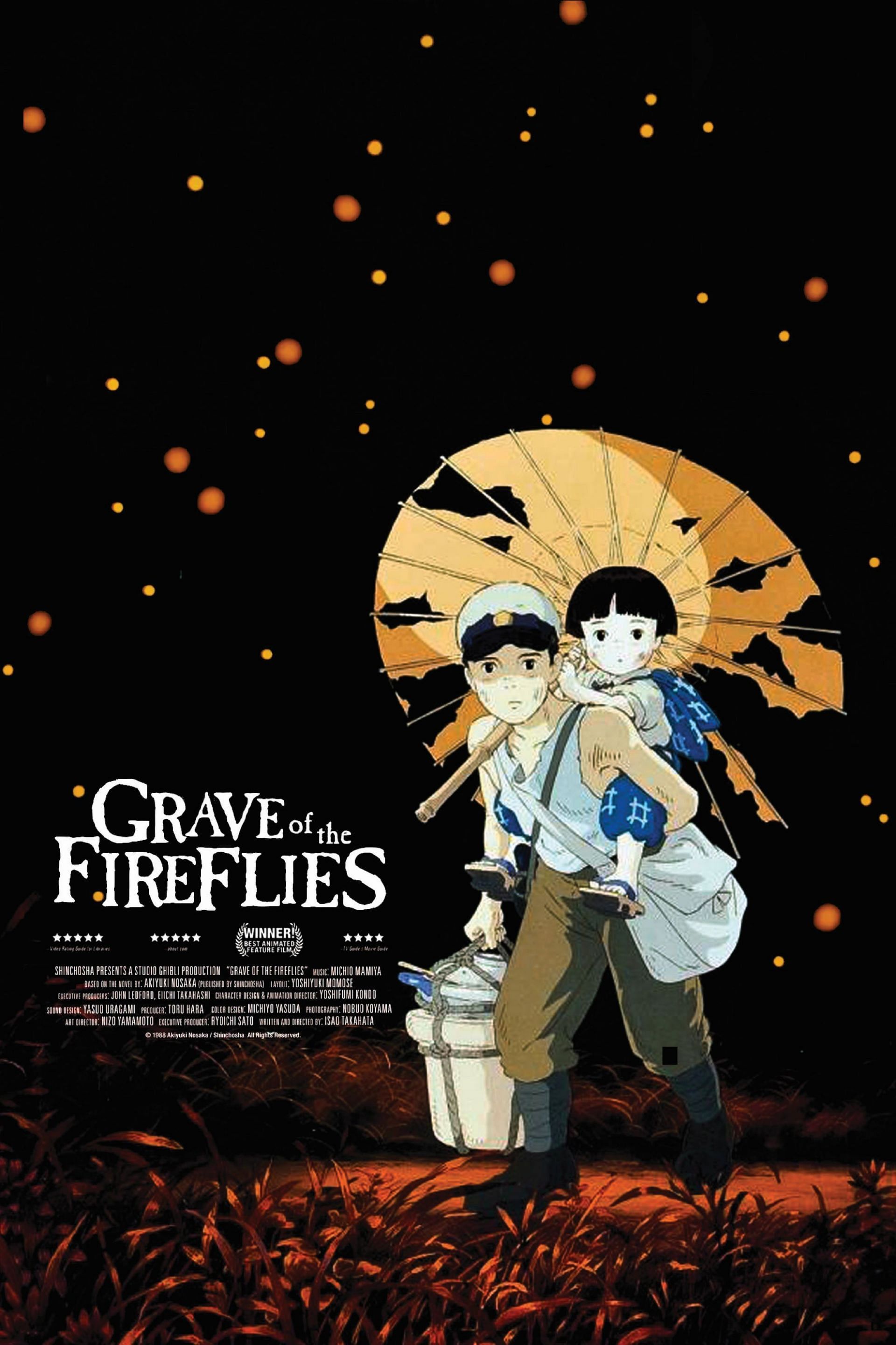 Grave of the Fireflies poster (Image via Studio Ghibli)