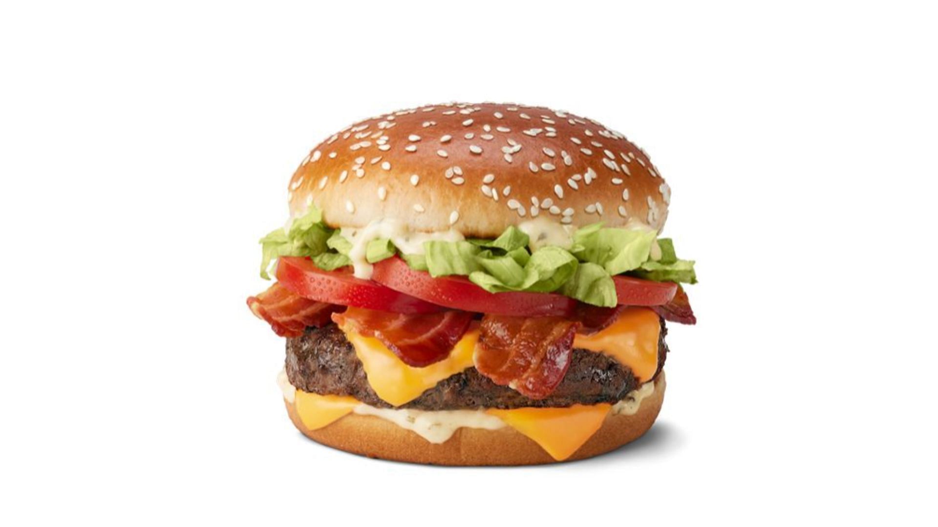 Promotional image of the Smoky BLT Quarter Pounder with Cheese (Image via McDonald&rsquo;s)
