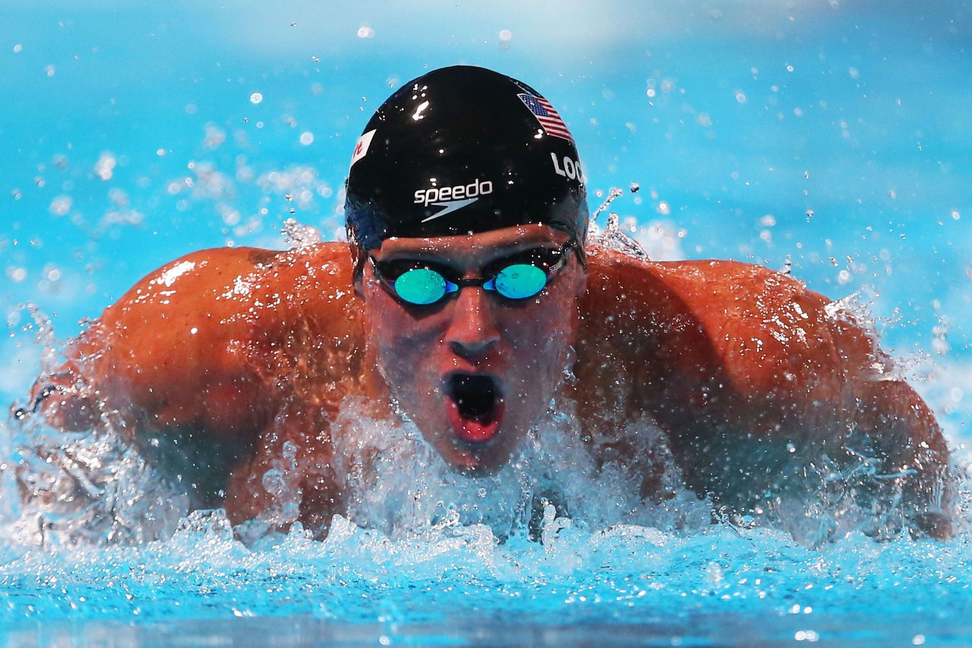 Ryan Lochte at the 15th FINA World Championships in 2013