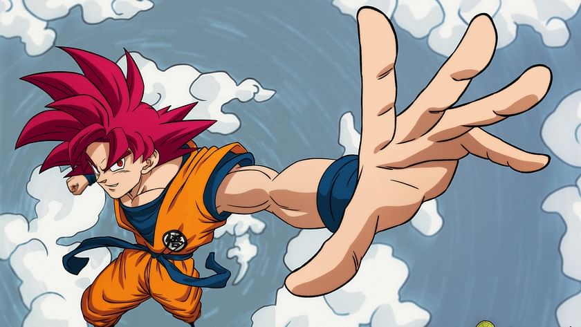 Goku SuperSaiyajin God  Anime dragon ball goku, Anime dragon ball super,  Dragon ball super