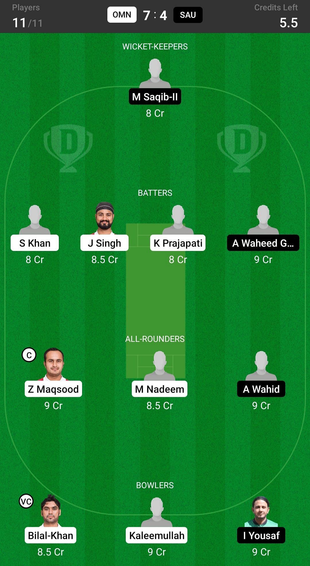 SAU Vs OMN Dream11 Prediction: Fantasy Cricket Tips, Today's Playing ...