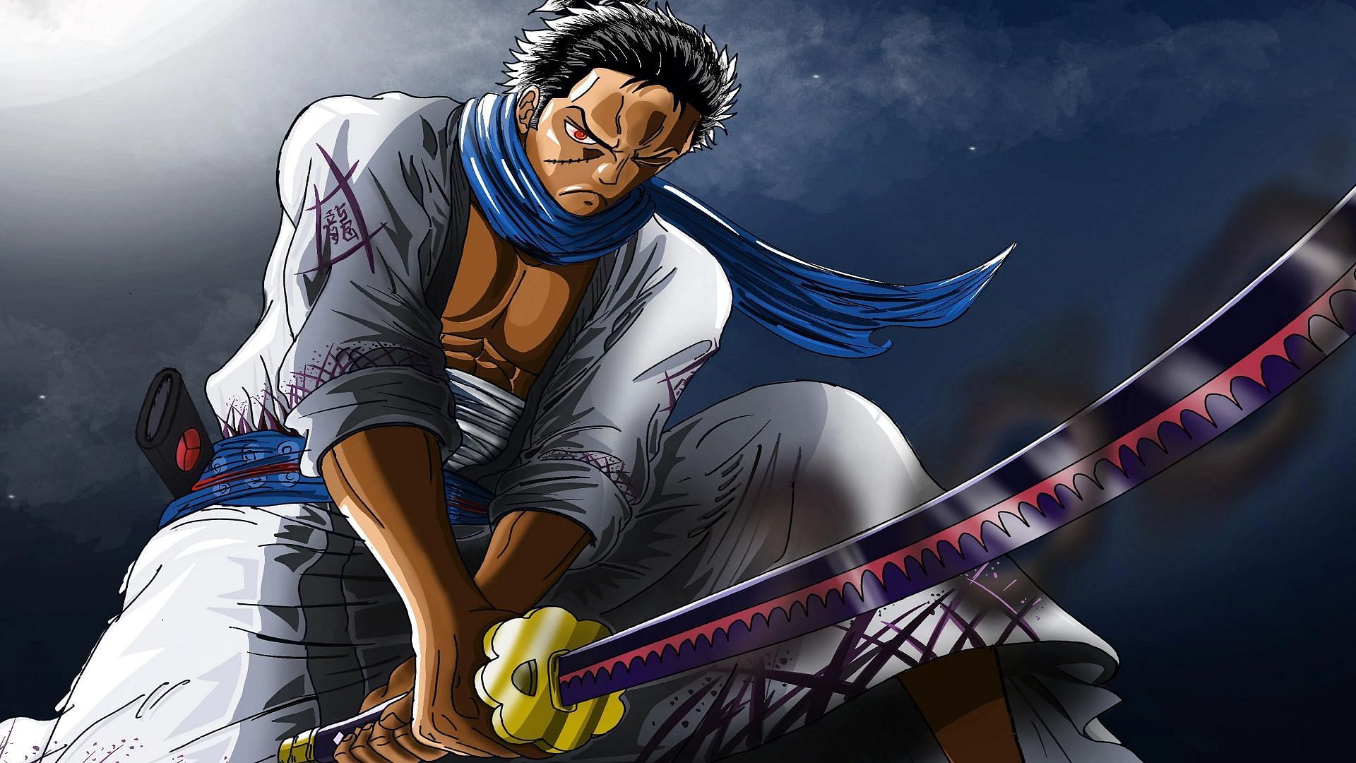 "Sword God" Ryuma, the strongest swordsman, died of illness (Image via Eiichiro Oda/Shueisha, One Piece)