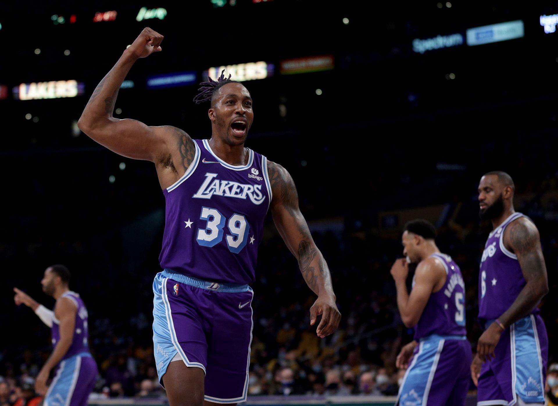 Dwight Howard with the LA Lakers