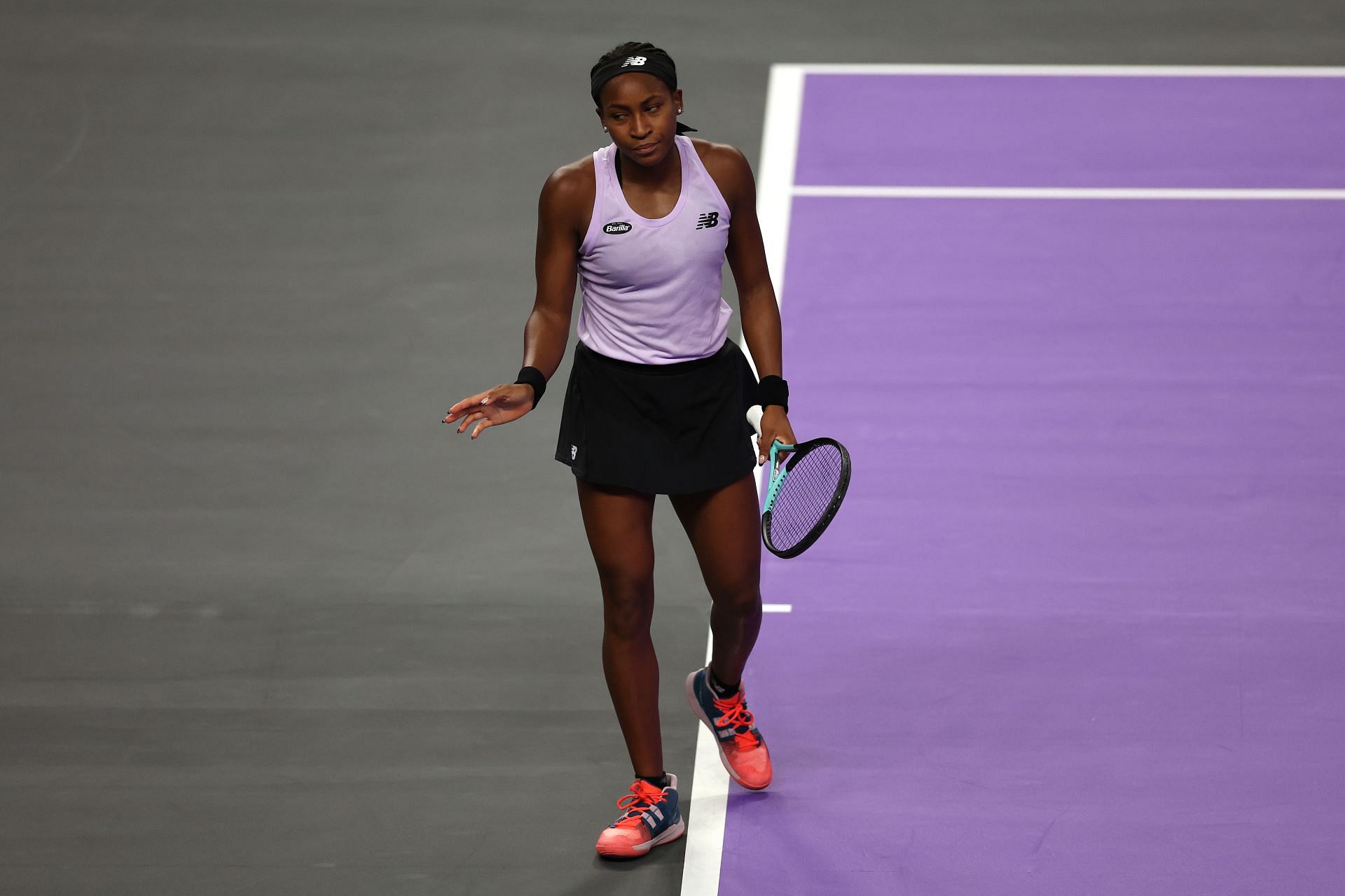 Coco Gauff at the 2022 WTA Finals.