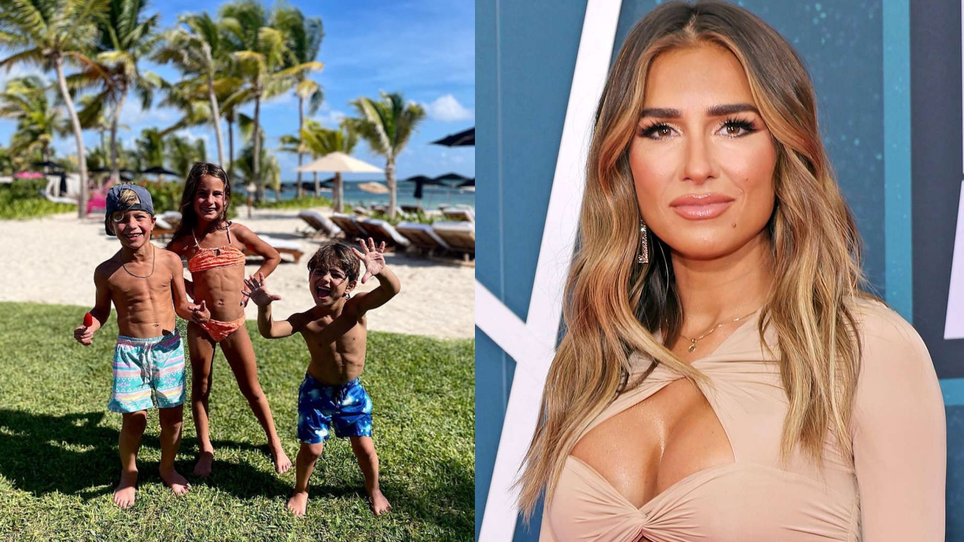 Jessie Decker stands up to haters who commented on her children (image via Instagram and Getty/Mike Coppola)