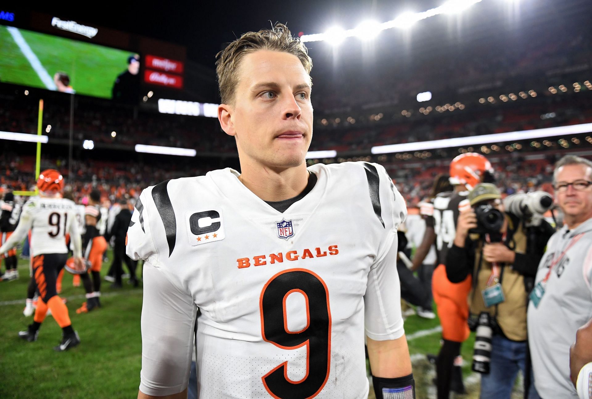 Joe Burrow is undoubtedly the best player on this list given his exploits for the Cincinnati Bengals in the NFL